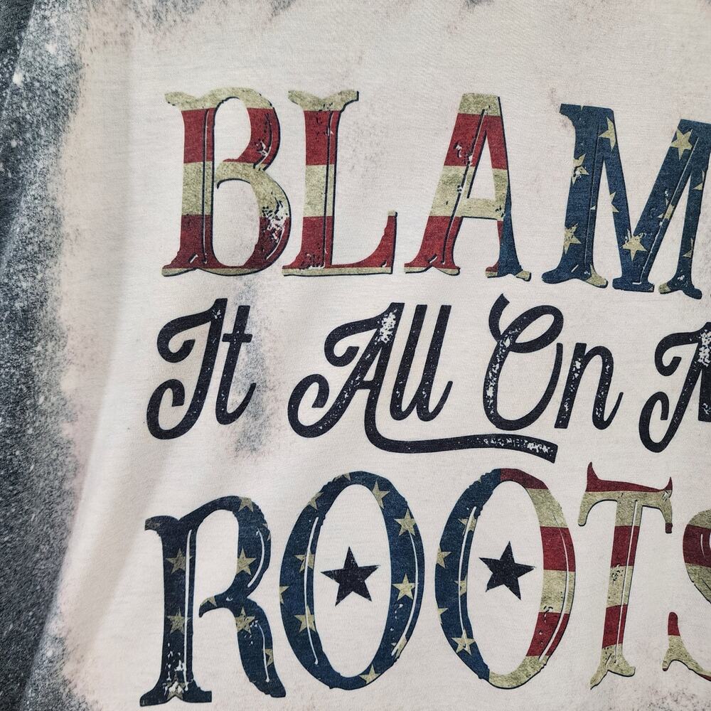Gildan Blame It All On My Roots American Flag Pri… - image 6